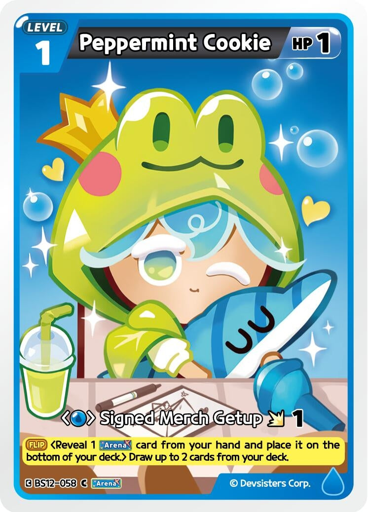 Image for Peppermint Cookie (BS12-058) (BS12) - CookieRun: Braverse TCG