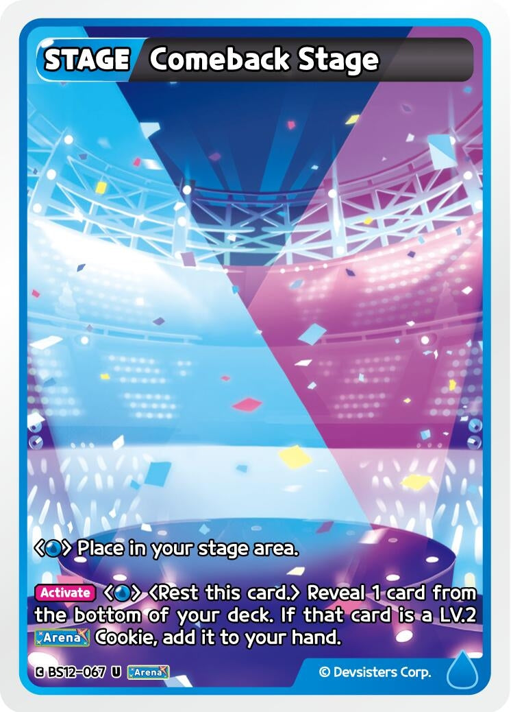 Image for Comeback Stage (BS12-067) (BS12) - CookieRun: Braverse TCG