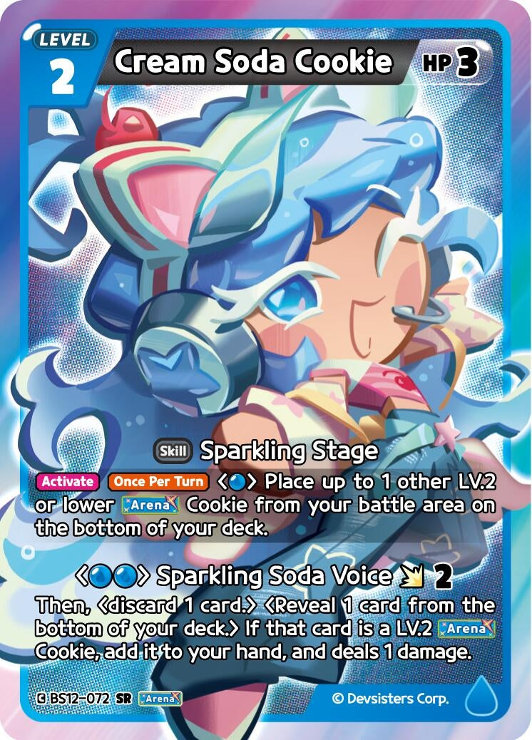Image for Cream Soda Cookie (BS12-072) (BS12) - CookieRun: Braverse TCG