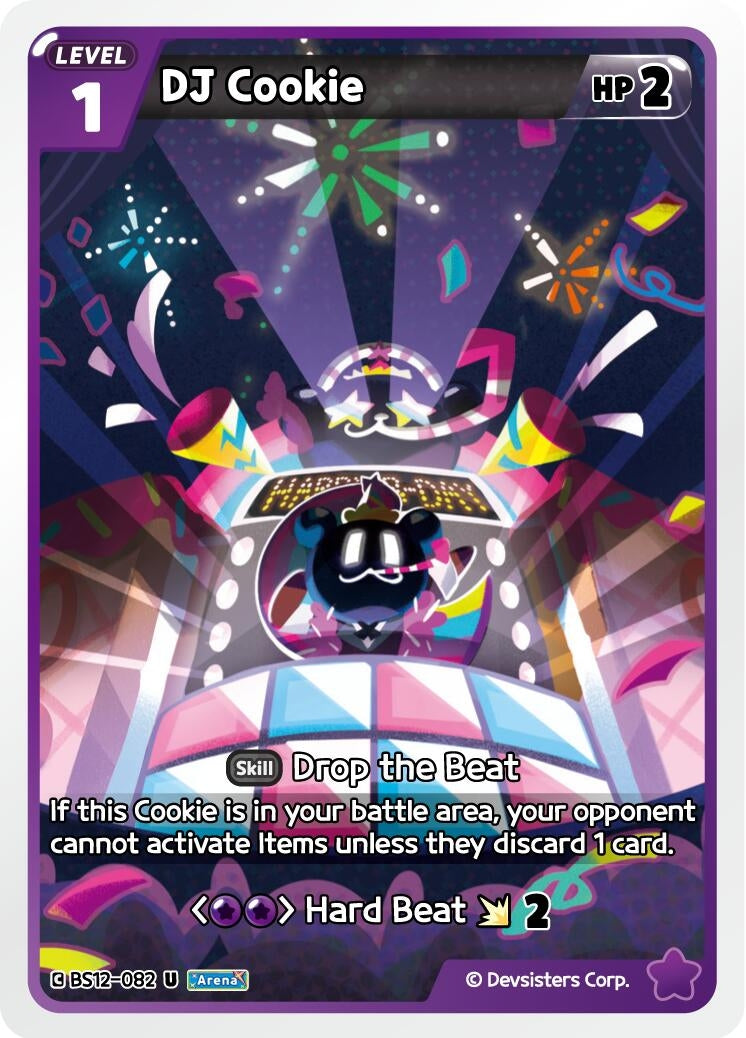 Image for DJ Cookie (BS12-082) (BS12) - CookieRun: Braverse TCG
