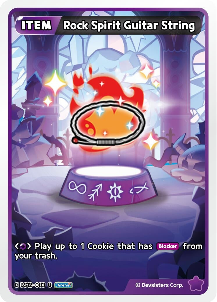 Image for Rock Spirit Guitar String (BS12-083) (BS12) - CookieRun: Braverse TCG