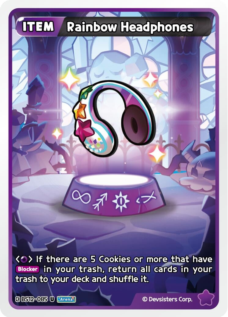 Image for Rainbow Headphones (BS12-085) (BS12) - CookieRun: Braverse TCG