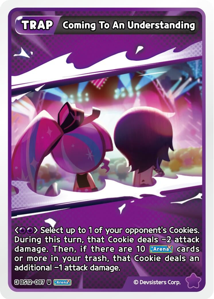 Image for Coming To An Understanding (BS12-087) (BS12) - CookieRun: Braverse TCG