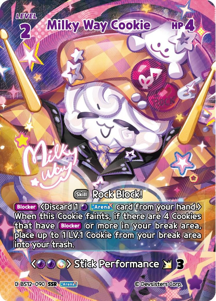 Image for Milky Way Cookie (SSR) (BS12-090) (BS12) - CookieRun: Braverse TCG