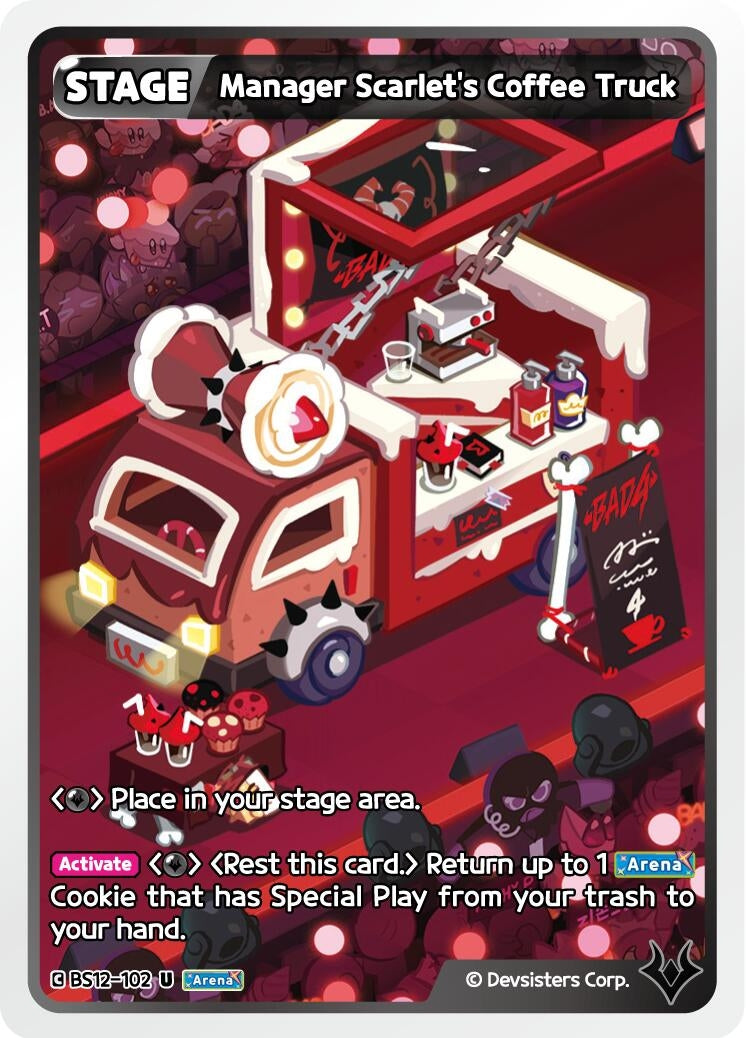 Image for Manager Scarlet's Coffee Truck (BS12-102) (BS12) - CookieRun: Braverse TCG