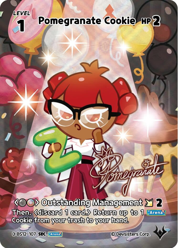 Image for Pomegranate Cookie (SEC) (BS12-107) (BS12) - CookieRun: Braverse TCG