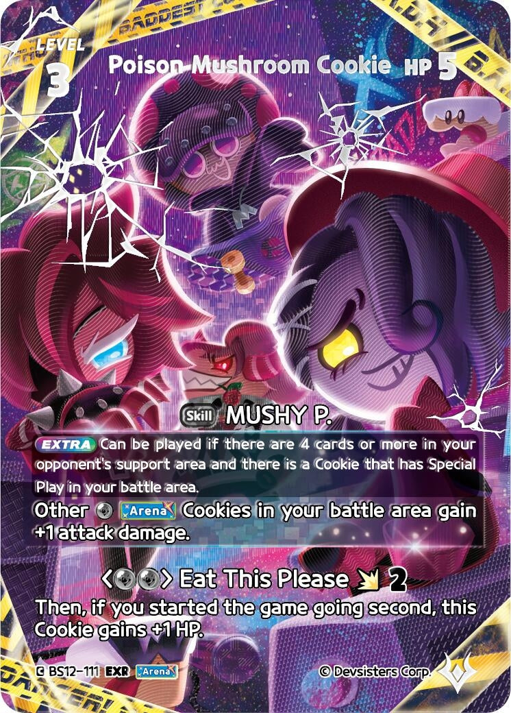 Image for Poison Mushroom Cookie (EXR) (BS12-111) (BS12) - CookieRun: Braverse TCG
