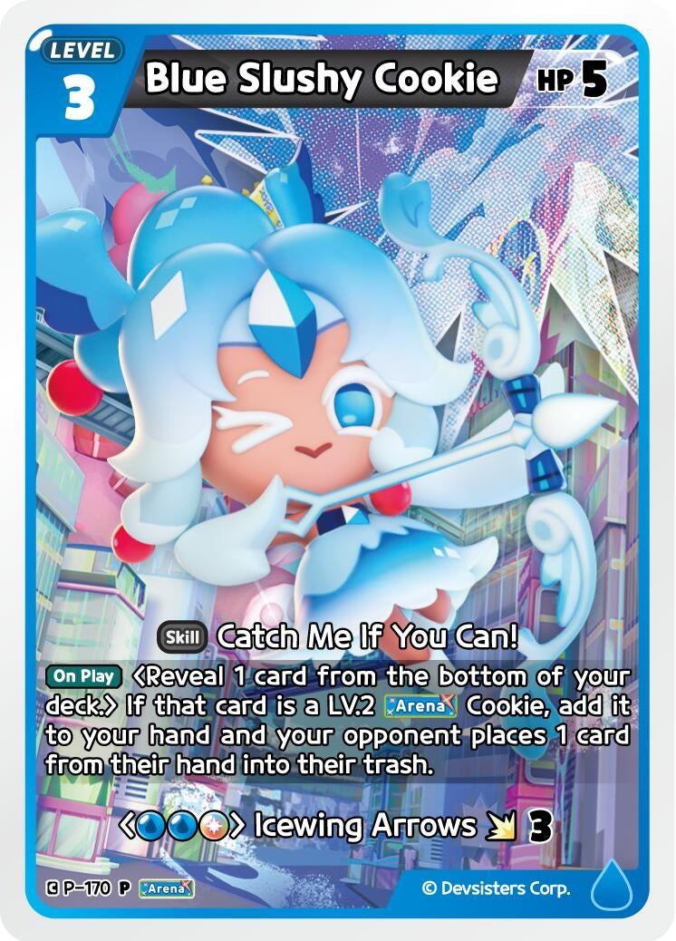 Image for Blue Slushy Cookie (170) (P-170) (P) - CookieRun: Braverse TCG