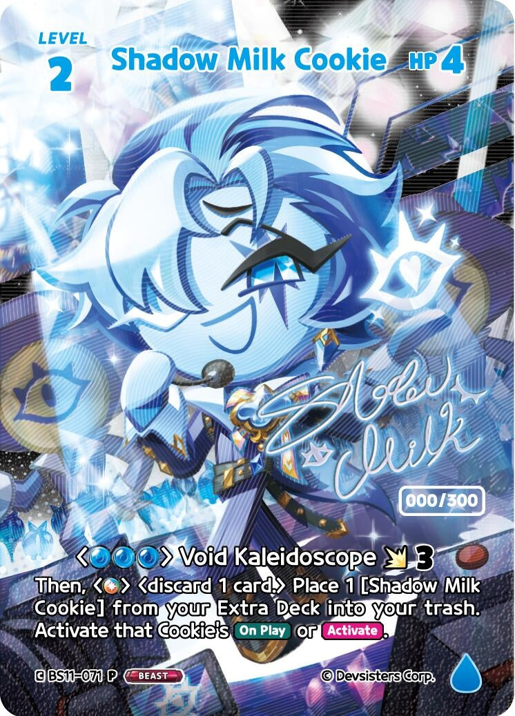 Image for Shadow Milk Cookie (Serial Numbered) (BS11-071) (P) - CookieRun: Braverse TCG