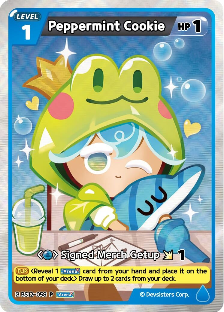 Image for Peppermint Cookie (058) (BS12-058) (P) - CookieRun: Braverse TCG