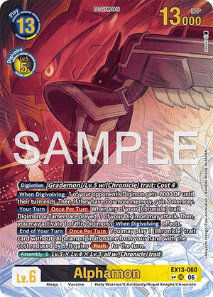 Alphamon [EX13-060] (SP) [Chivalrous XIII]