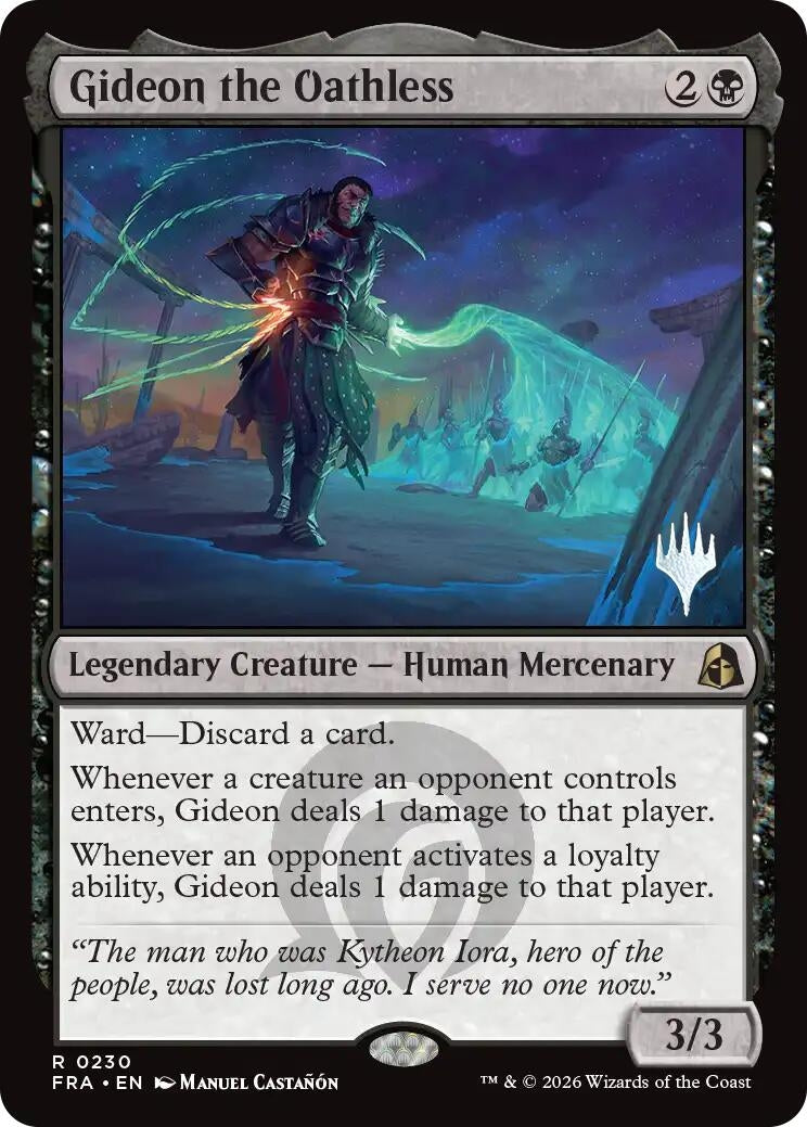 Image for Gideon the Oathless (230) (PPFRA) - Magic: The Gathering