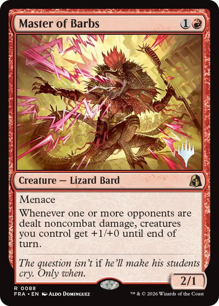 Image for Master of Barbs (88) (PPFRA) - Magic: The Gathering