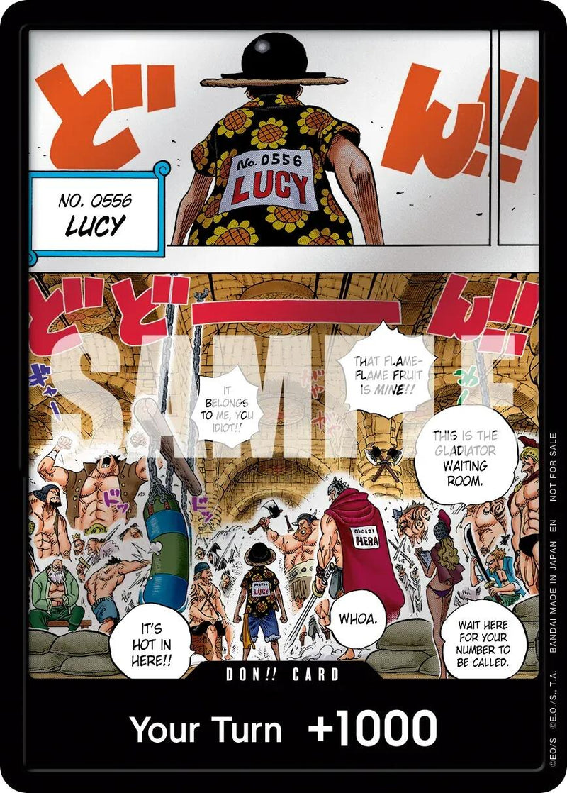 DON!! Card (Flame-Flame Fruit Coliseum) [One Piece Promotion Cards]