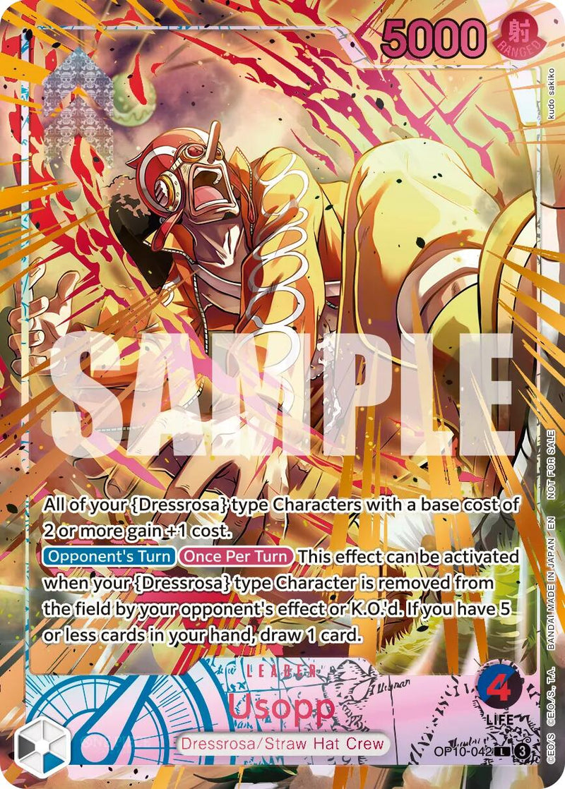 Usopp (Flame-Flame Fruit Coliseum) [One Piece Promotion Cards]