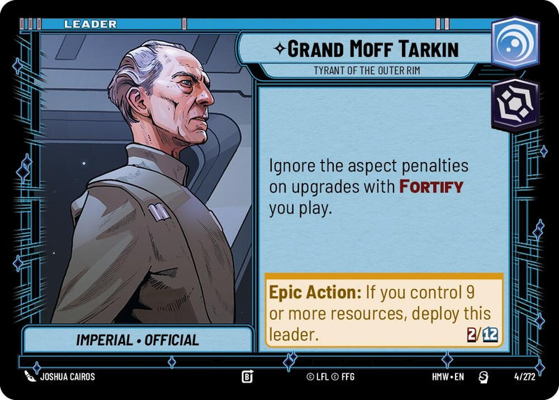 Image for Grand Moff Tarkin - Tyrant of the Outer Rim (4/272) (HMW) - Star Wars: Unlimited