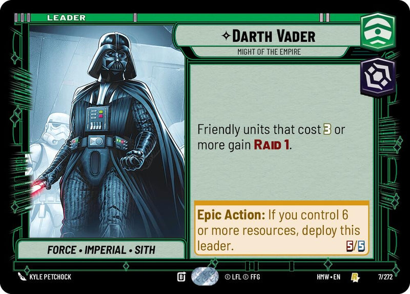 Image for Darth Vader - Might of the Empire (7/272) (HMW) - Star Wars: Unlimited