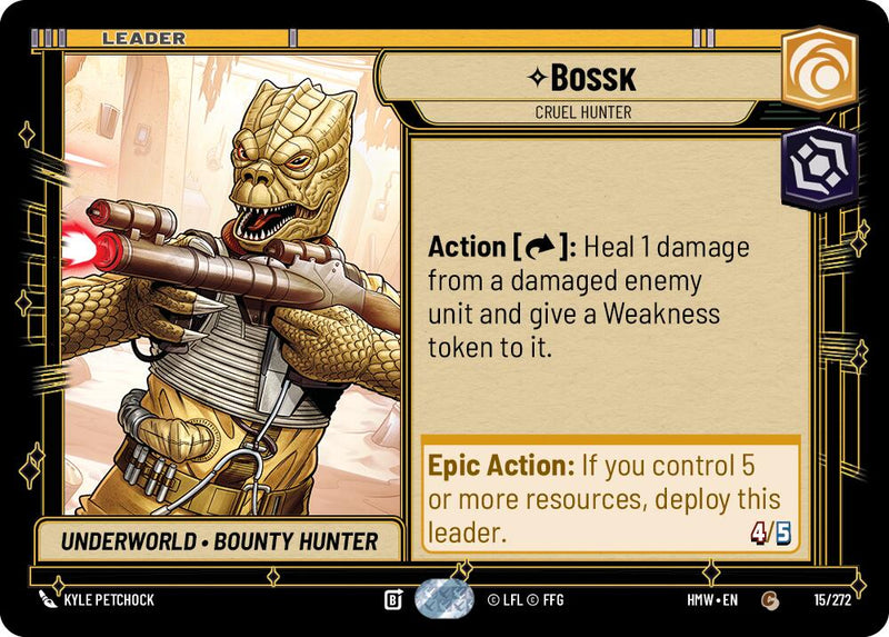 Bossk - Cruel Hunter (15/272) (15/272) [Homeworlds]