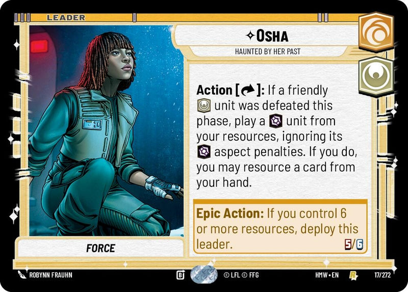 Image for Osha - Haunted By Her Past (17/272) (HMW) - Star Wars: Unlimited