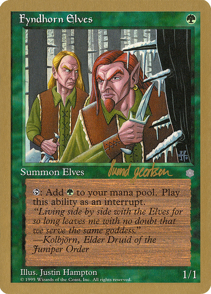 Elfes de Fyndhorn (Svend Geertsen) [Decks des Championnats du Monde 1997]