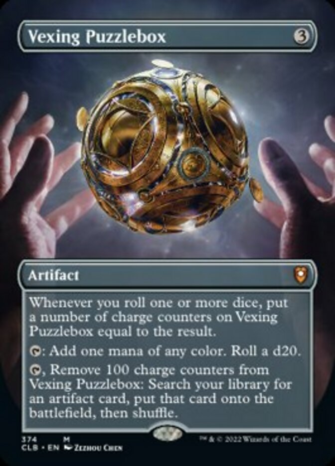 Caja enigmática vexante (Arte alternativo sin bordes) [Commander Legends: Battle for Baldur's Gate]