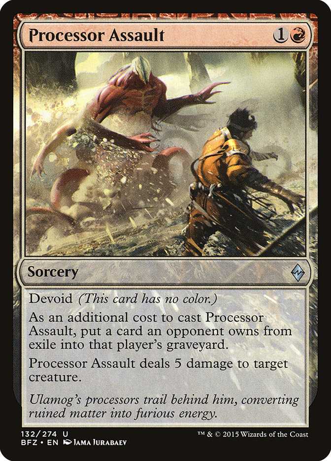 Agression du processeur [Bataille pour Zendikar]