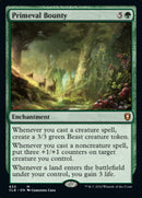 Primeval Bounty [Commander Legends : Bataille de la Porte de Baldur]