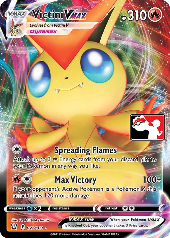 Victini VMAX (022/163) [Serie de Paquetes de Premios Uno]