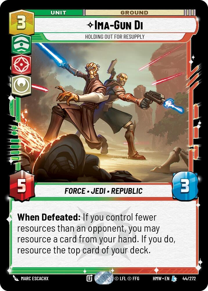 Image for Ima-Gun Di - Holding Out For Resupply (44/272) (HMW) - Star Wars: Unlimited