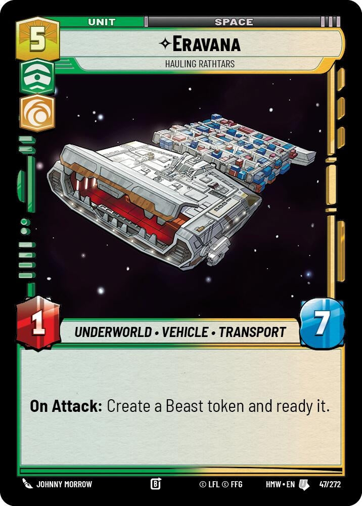 Image for Eravana - Hauling Rathtars (47/272) (HMW) - Star Wars: Unlimited