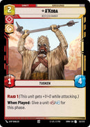 Image for A'Koba - Restless Raider (52/272) (HMW) - Star Wars: Unlimited
