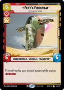 Image for Fett's Firespray - Settling the Score (53/272) (HMW) - Star Wars: Unlimited