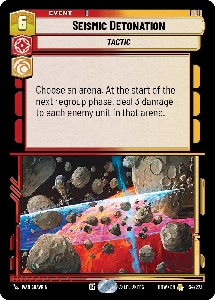 Image for Seismic Detonation (54/272) (HMW) - Star Wars: Unlimited