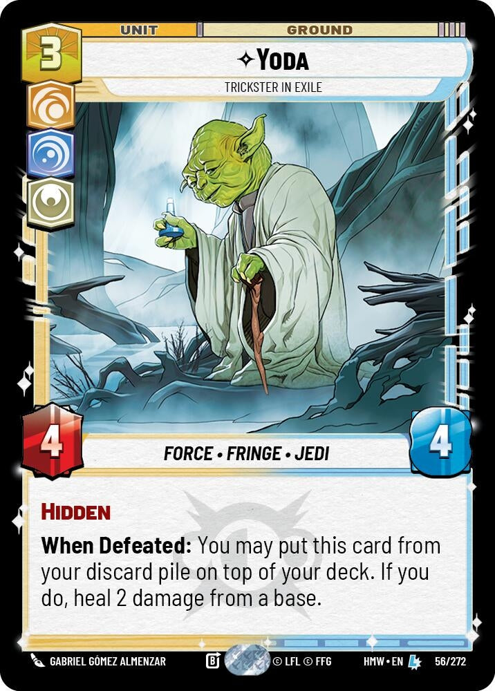 Image for Yoda - Trickster in Exile (56/272) (HMW) - Star Wars: Unlimited