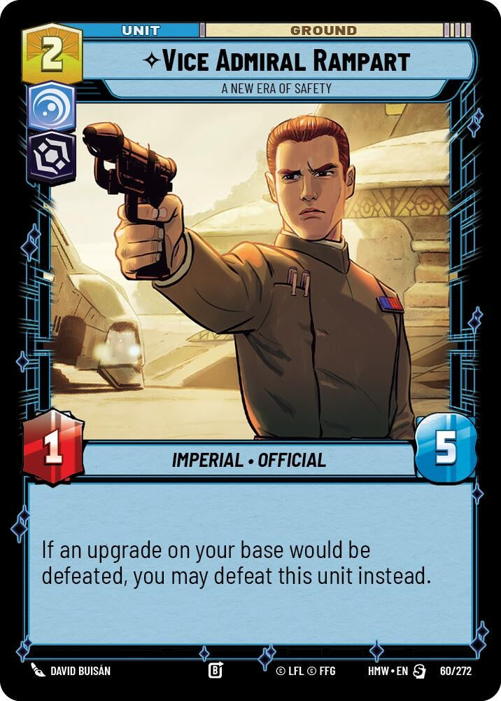 Image for Vice Admiral Rampart - A New Era of Safety (60/272) (HMW) - Star Wars: Unlimited