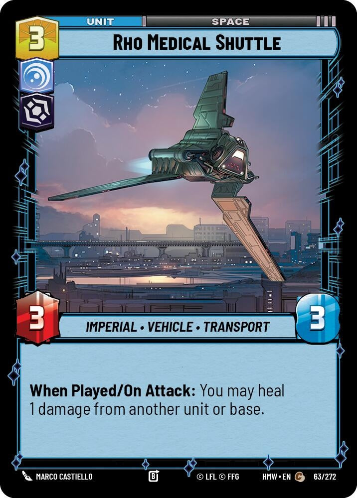 Image for Rho Medical Shuttle (63/272) (HMW) - Star Wars: Unlimited