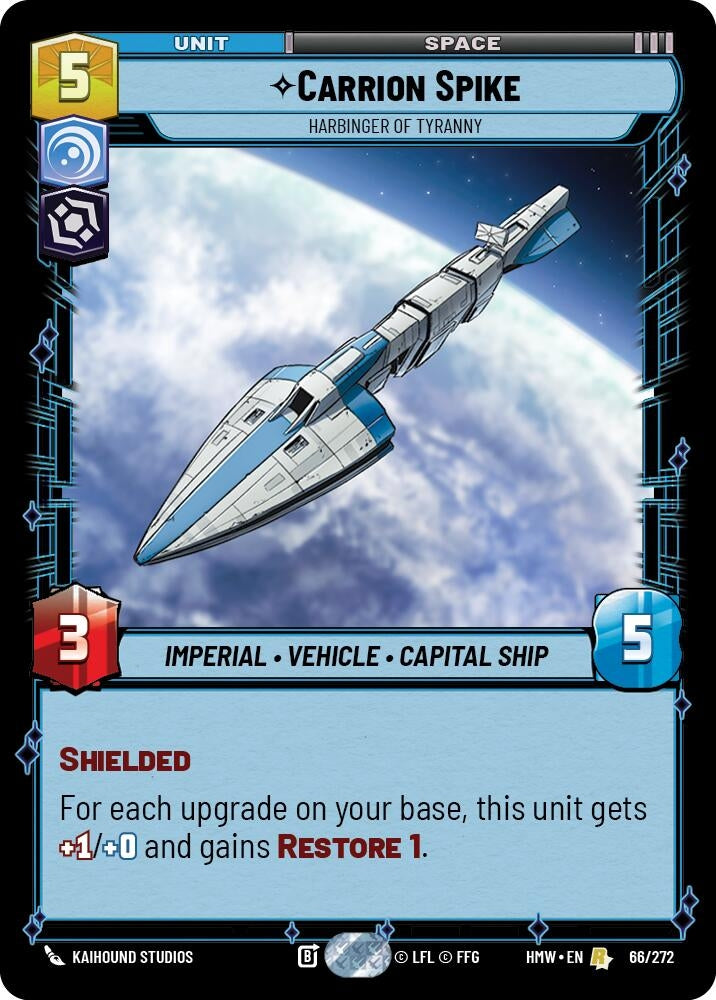 Image for Carrion Spike - Harbinger of Tyranny (66/272) (HMW) - Star Wars: Unlimited