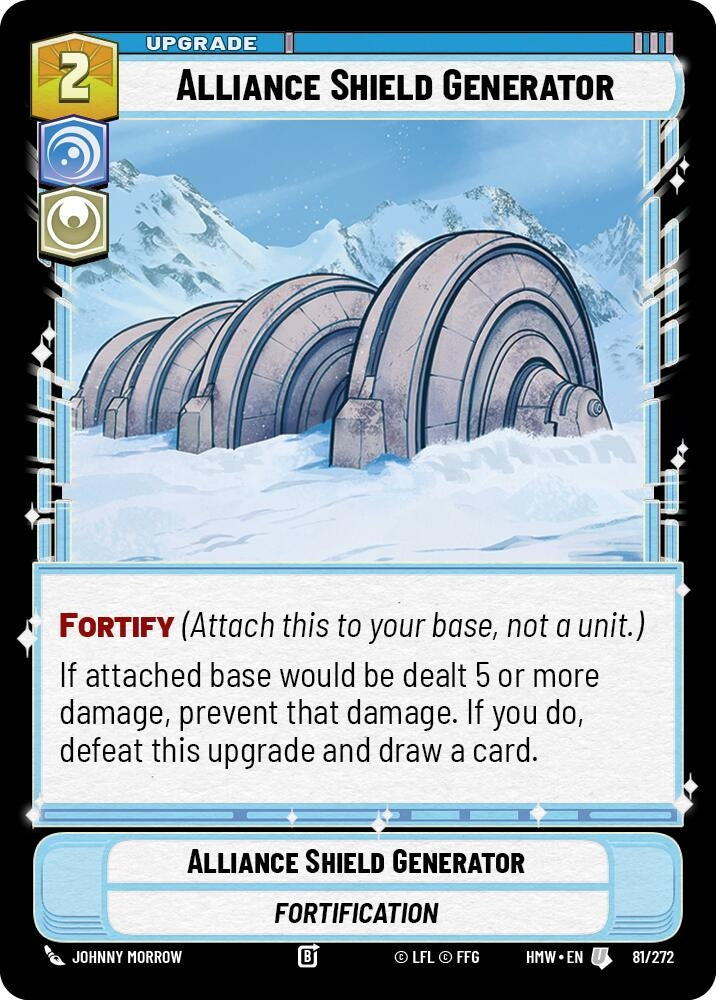 Image for Alliance Shield Generator (81/272) (HMW) - Star Wars: Unlimited