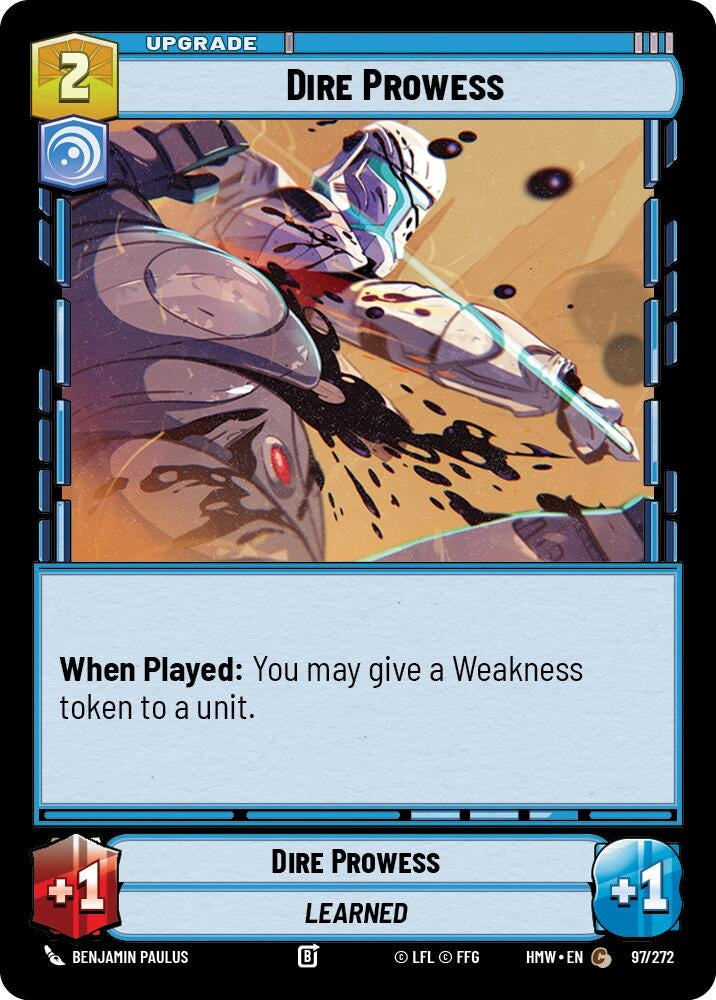 Image for Dire Prowess (97/272) (HMW) - Star Wars: Unlimited