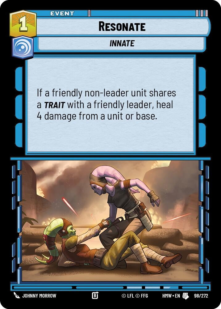 Image for Resonate (98/272) (HMW) - Star Wars: Unlimited