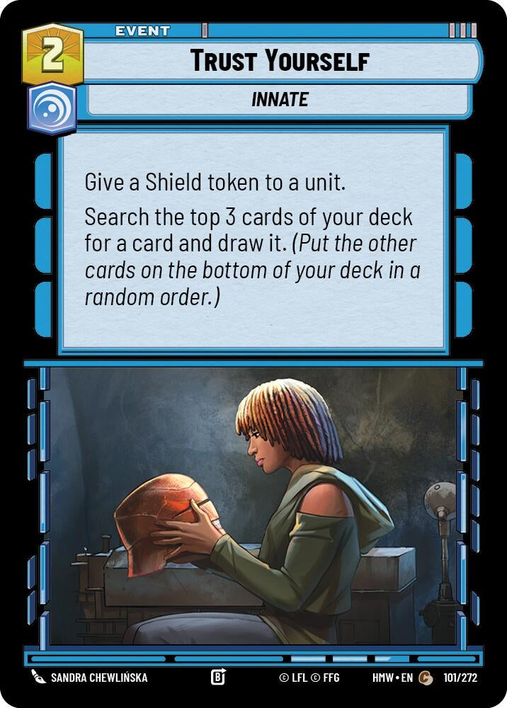Image for Trust Yourself (101/272) (HMW) - Star Wars: Unlimited