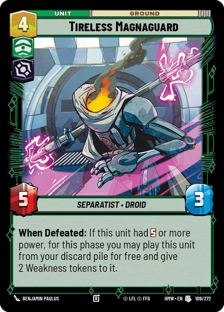 Image for Tireless Magnaguard (109/272) (HMW) - Star Wars: Unlimited