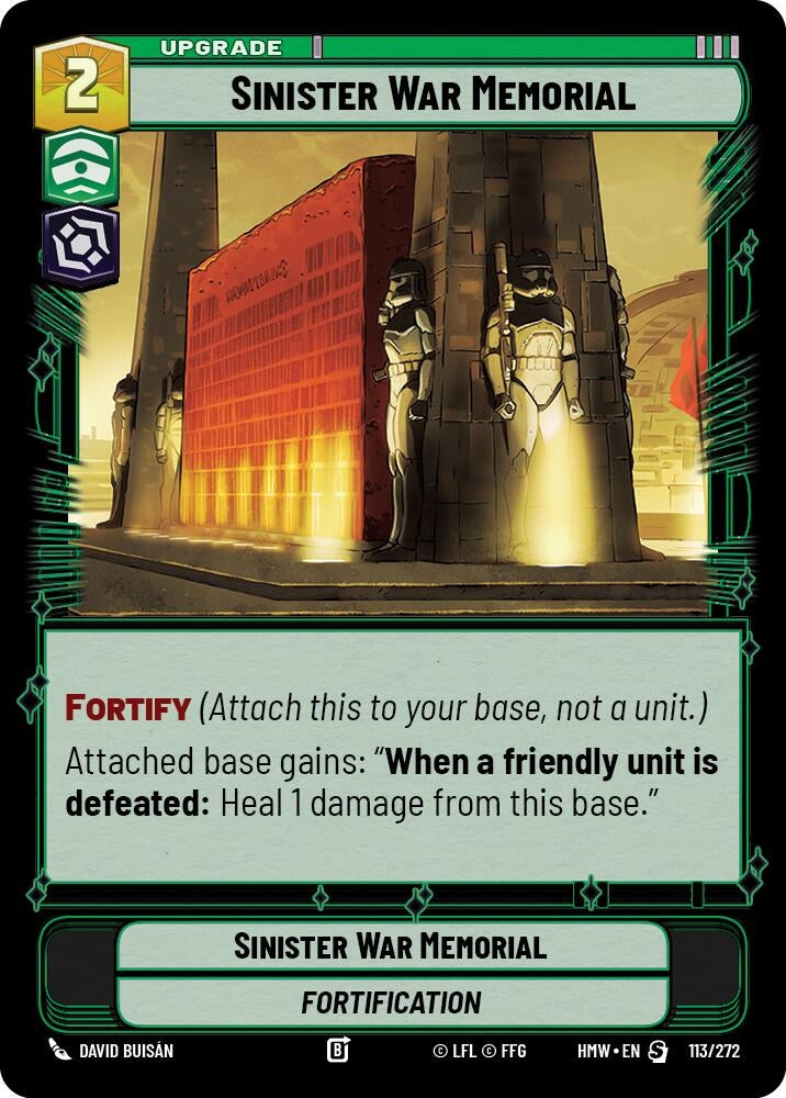Image for Sinister War Memorial (113/272) (HMW) - Star Wars: Unlimited