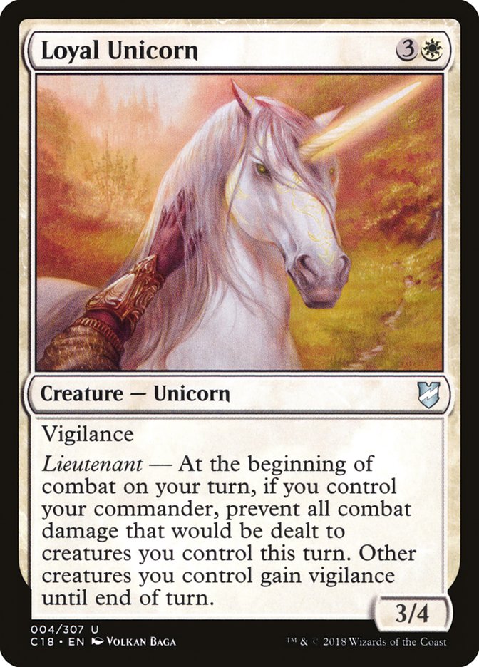 Licorne loyale [Commander 2018]