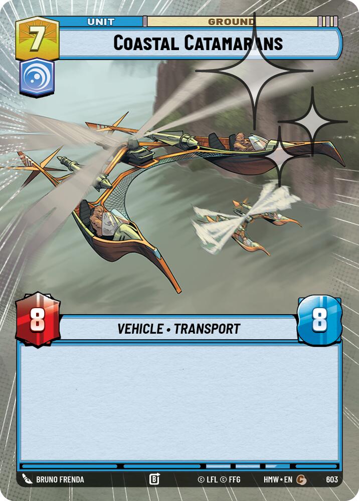 Coastal Catamarans (603) (Hyperspace Foil) (603) [Homeworlds]