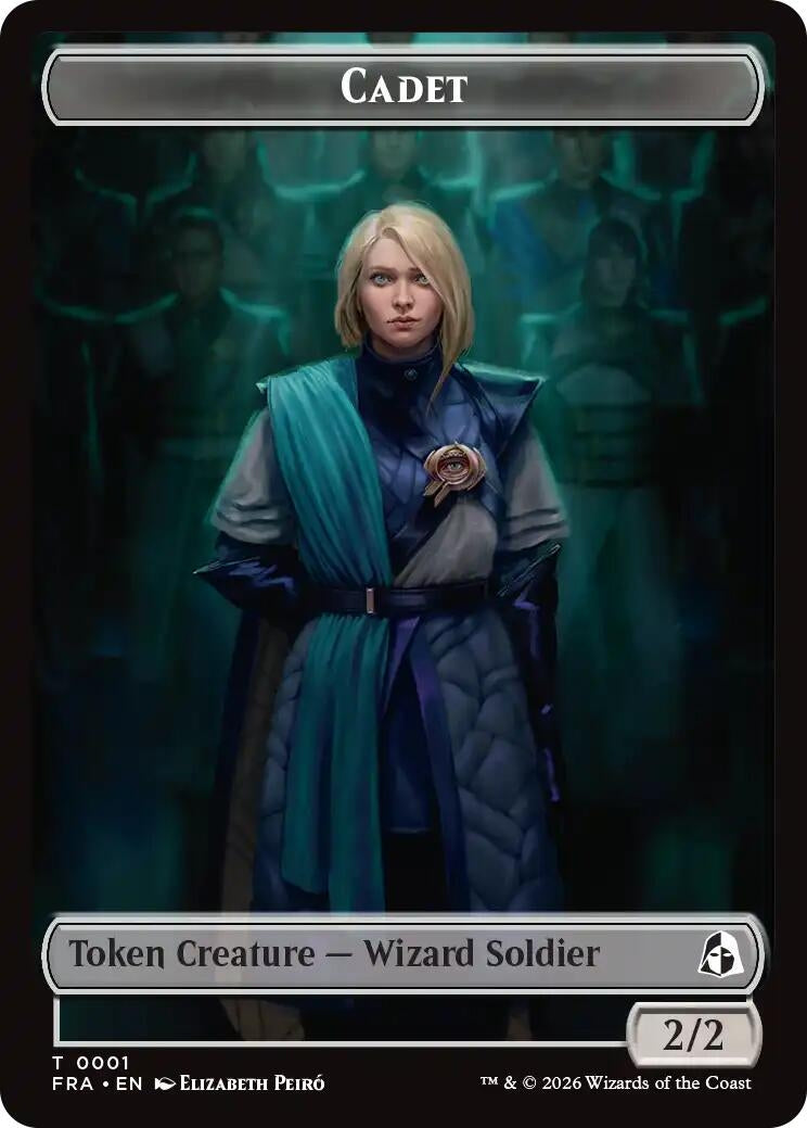Image for Cadet // Jace Double-Sided Token (1 // 5) (FRA) - Magic: The Gathering