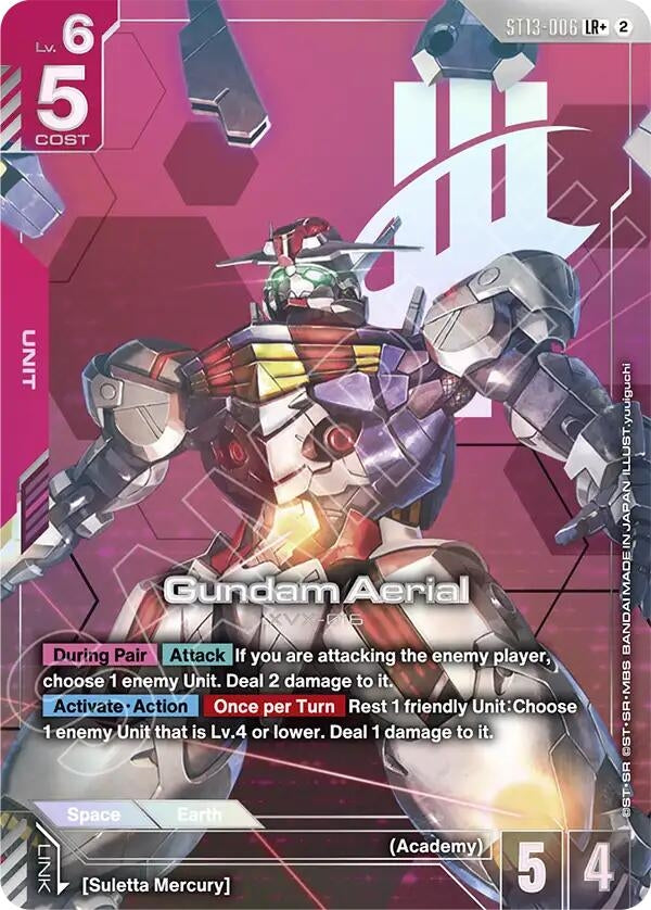 Image for Gundam Aerial (LR+) (ST13-006) (ST13) - Gundam Card Game