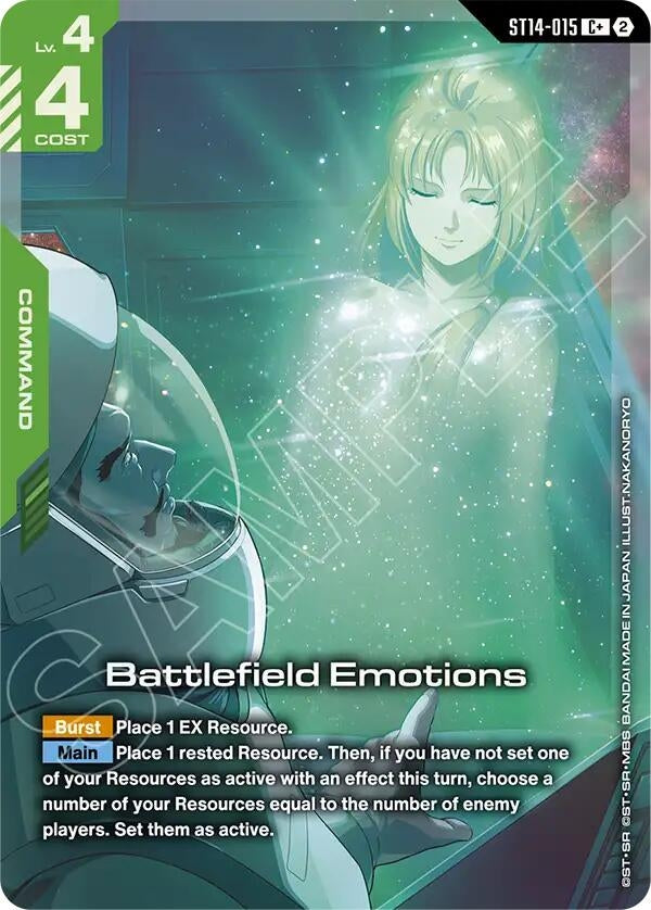 Image for Battlefield Emotions (C+) (ST14-015) (ST14) - Gundam Card Game
