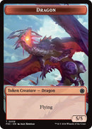 Image for Dragon (0008) // Dragon (0009) Double-Sided Token (8 // 9) (FDC) - Magic: The Gathering