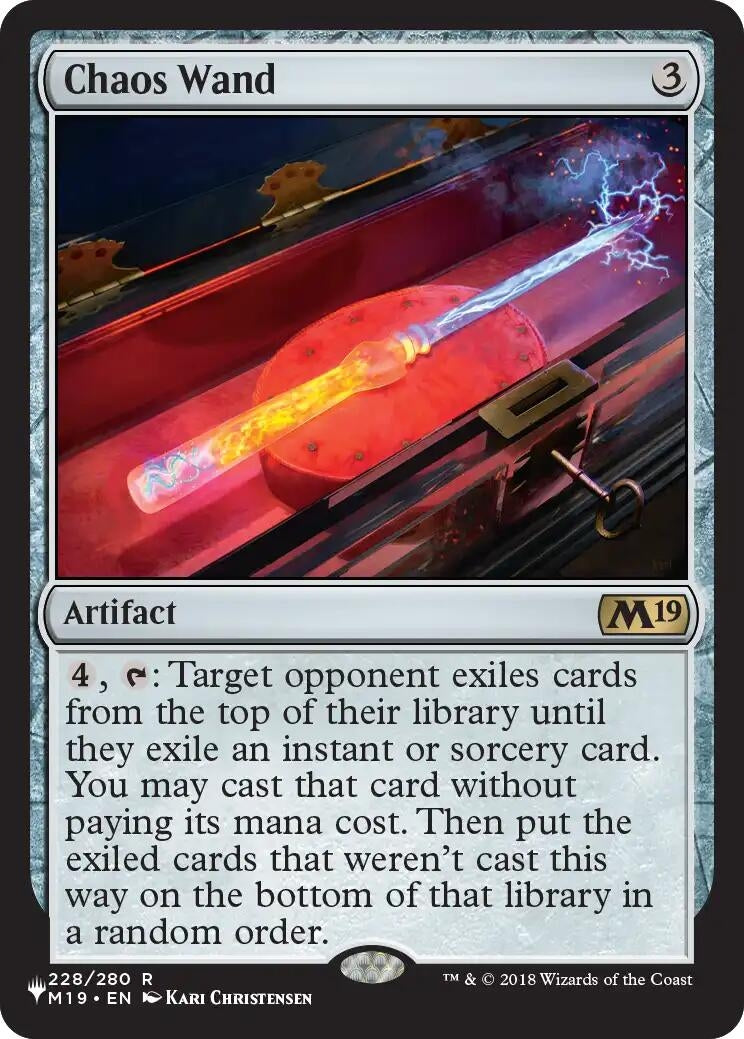 Image for Chaos Wand (228) (LIST) - Magic: The Gathering
